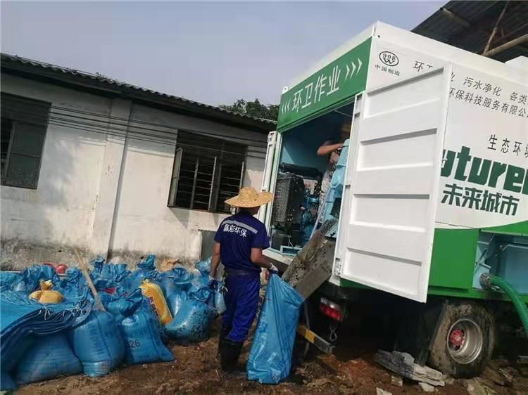 杨浦工业污泥压干处理